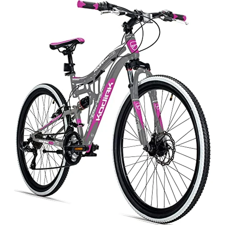 Bergsteiger Kodiak 24 Zoll Mountainbike, Jungen & Mädchen Kinderfahrrad geeignet für 8, 9, 10, 11, 12, 13 Jahre, Scheibenbremse, Shimano 21 Gang-Schaltung – Bild 1
