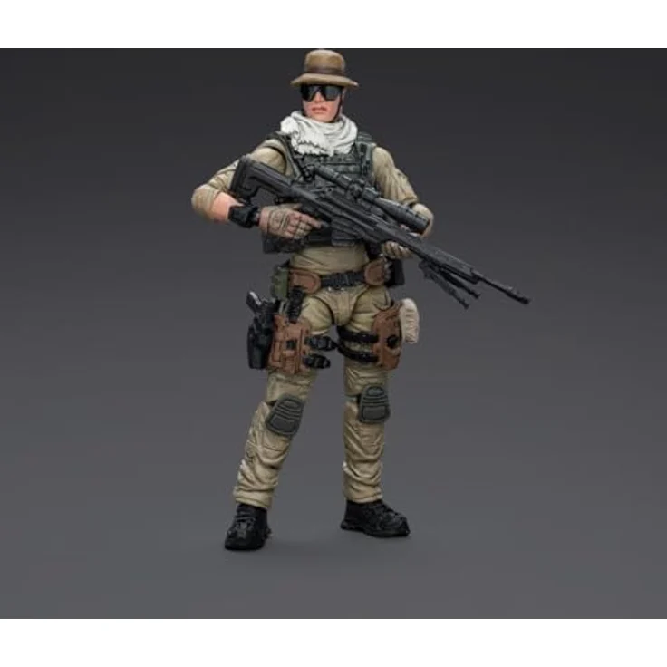 Joy Toy Hardcore Coldplay Actionfigur 1/18 U.S. Army Delta Assault Squad Sniper, beweglich, 11 cm, Zubehör enthalten – Bild 6