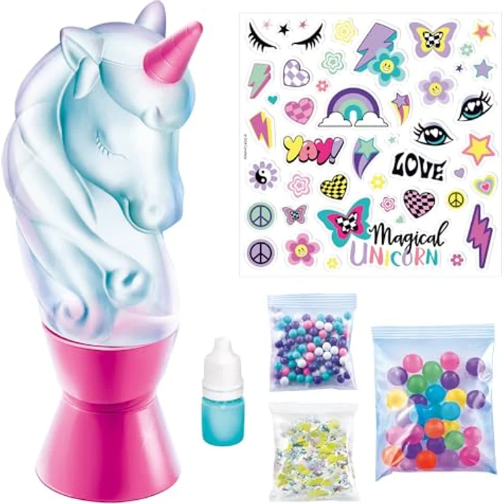 Style 4 Ever Gør-Det-Selv Enhjørningelavalampe, Experimentierkasten zur kreativen Gestaltung einer mehrfarbigen Einhorn-Lava-Lampe für Kinder ab 8 Jahren – Bild 8