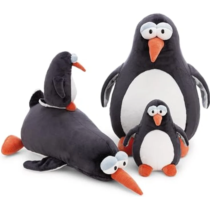 NICI Kuscheltier Pinguin Jorge Thunder, 45 cm, grau, weiches Plüschtier aus recyceltem Material, ideal zum Kuscheln und Spielen, tolle Geschenkidee für Kinder und Erwachsene | 62428 – Bild 5
