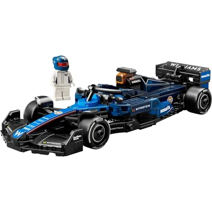 LEGO Speed Champions Williams Racing FW46 F1 Rennauto, Modellauto mit F1 Minifigur und detailgetreuer Ausstattung, für Kinder ab 10 Jahren, Geschenkidee zum Vatertag - 77249 – Bild 2