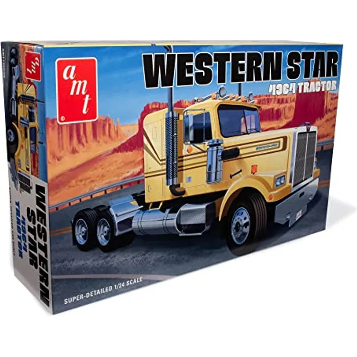 AMT 1/24 Western Star 4964 Tractor, Plastikmodellbausatz für Modellfahrzeuge