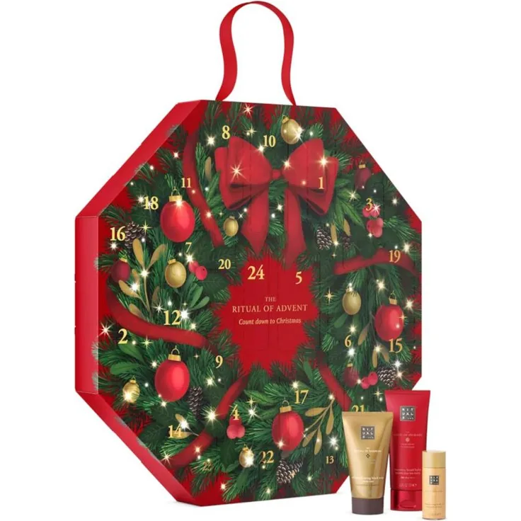 RITUALS Adventskalender Classic 2025, 24 luxuriöse Beauty-Überraschungen in eleganter Kranzform