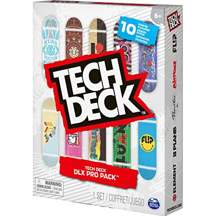 Tech Deck - DLX Pro Fingerboard 10er-Set mit angesagtesten Skateboard-Designs - zum Sammeln für alle Skate-Fans – Bild 6