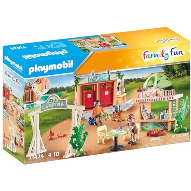 Playmobil® Konstruktions-Spielset Campingplatz (71424), Family & Fun, (100 St) – Bild 2