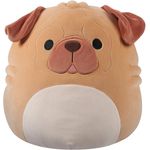 Squishmallows Squishmallow Plüschtier Morton, brauner Shar Pei Hund 30 cm, extrem zusammendrückbar und ultraweich