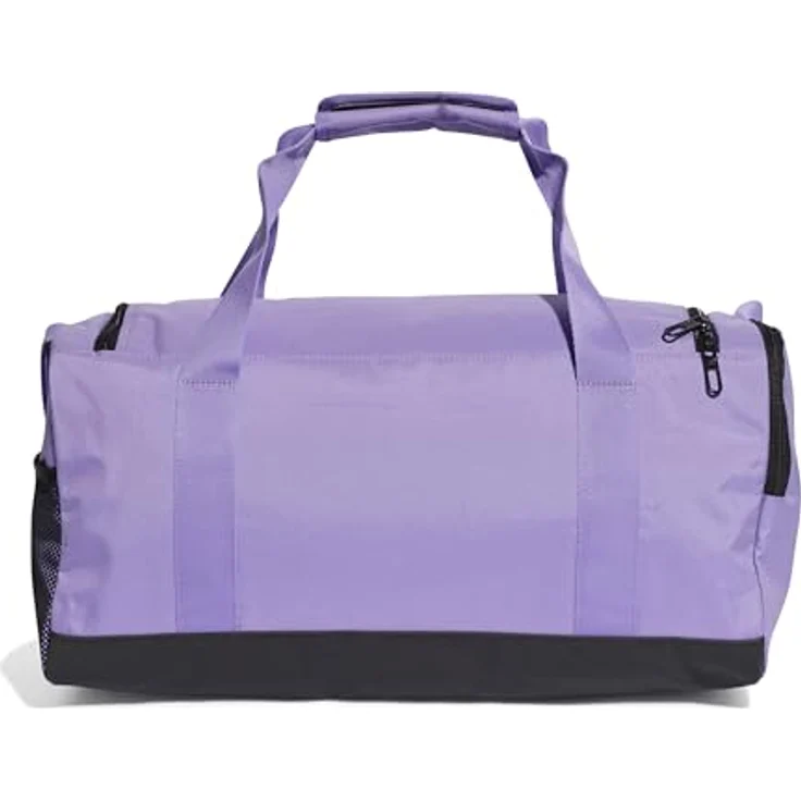 adidas Performance Sporttasche LINEAR DUFFEL S, Kindersporttasche mit Schuhfach, grau – Bild 2