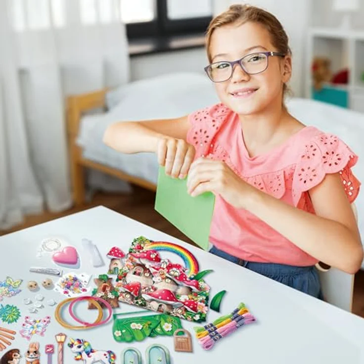 Ravensburger BeCreative Bastelset Feenwelt, DIY Bastelset mit LED Lichterkette für Kinder ab 6 Jahren, Made in Europe – Bild 2
