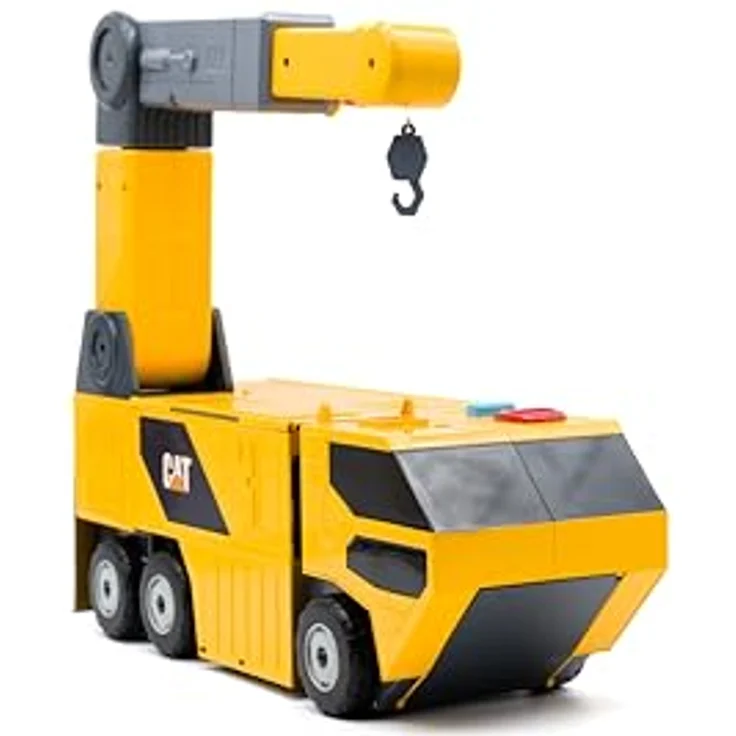 No Name CAT Little Machines Jumbo Kran Spielset, mit beweglichem Kran, Lichtern und Geräuschen, für Kinder ab 3 Jahren – Bild 3