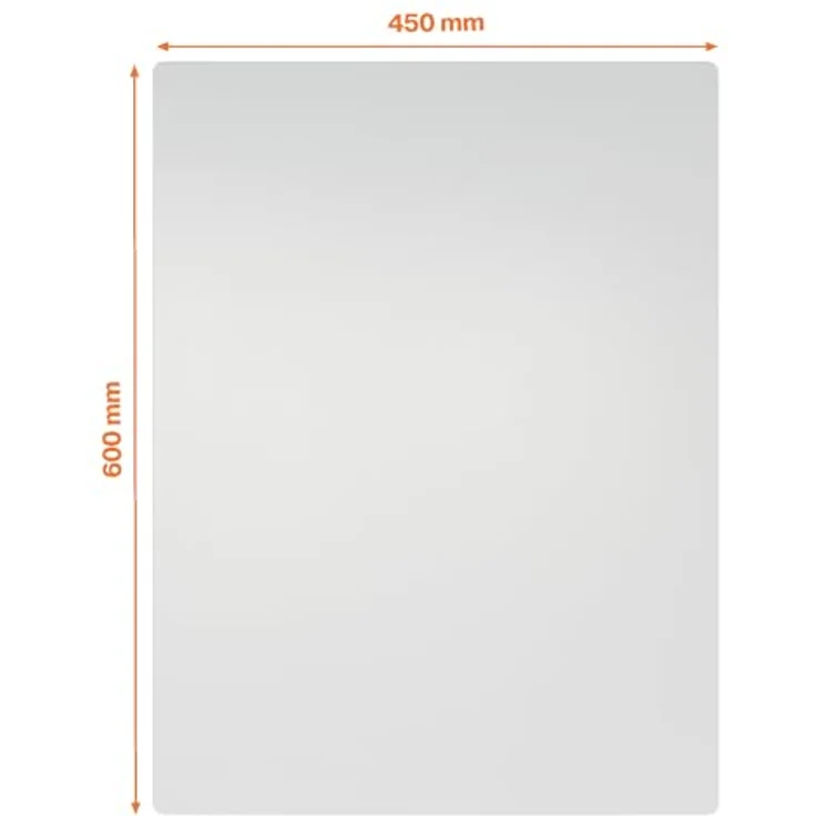 NOBO Whiteboard 60 x 45 cm, rahmenloses magnetisches Maltafel in Weiß mit innovativem Befestigungssystem – Bild 3