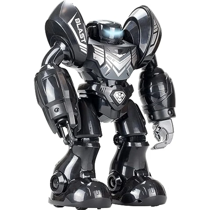 Silverlit YCOO Robo Blast, XXL ferngesteuerter Roboter in Schwarz mit Schießfunktion, Musik und Tanzmodus, programmierbar bis 20 Aktionen – Bild 2