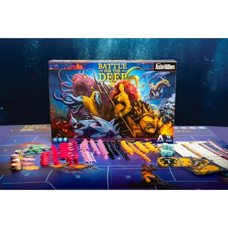 Renegade Game Studios Battle for the Deep – Strategisches Unterwasser-Brettspiel für 2-4 Spieler, 100+ Miniaturen, 2v2 Taktik, ab 14 Jahren – Bild 3