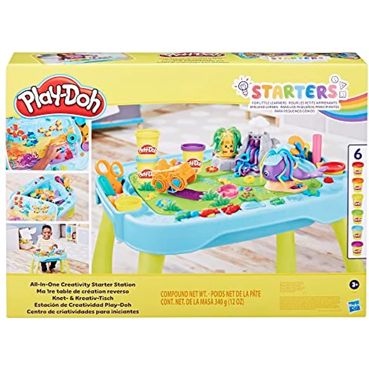 Play-Doh Knet- & Kreativ-Tisch Kinderspielzeug – Bild 2