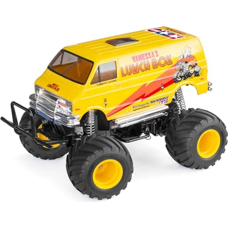 TAMIYA 1:12 RC Lunch Box Wiederauflage, Wheelie-Monster Cooler, US-Vanoptik, Vintage Modell, blau – Bild 2