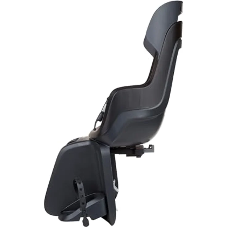 Bobike GO MAXI, Fahrradkinderrückbank mit MIK-HD Gepäckträgerhalterung für 26“ bis 29“ Fahrräder, Urban Schwarz, max. 15 kg, TÜV GS zertifiziert – Bild 3