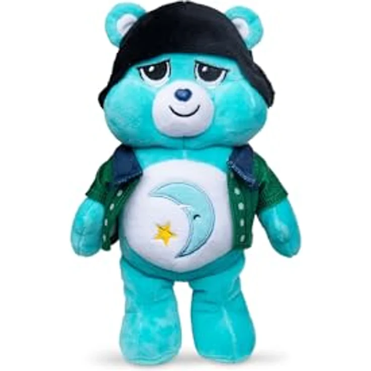 Basic Fun Care Bears x Stranger Things Bedtime Bear, Mike Plüschfigur 22 cm, Limited Edition Sammlerstück für Stranger Things-Fans – Bild 3