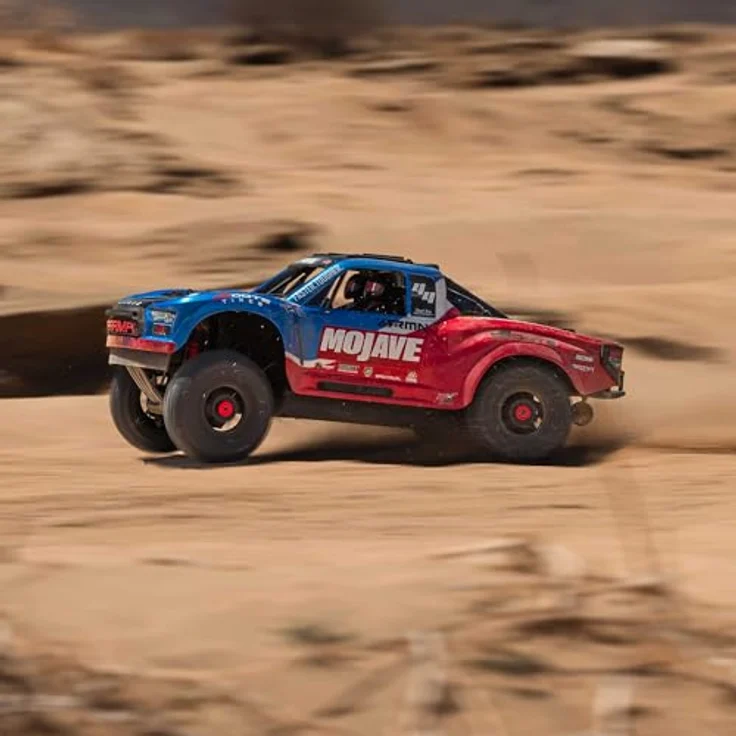 Arrma Mojave 4S BLX, 1:8 RC-Buggy im Desert-Truck-Stil, Blau, Allradantrieb, Brushless-Antrieb, 80 km/h Geschwindigkeit – Bild 3
