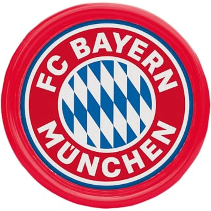 Wehncke Planschbecken FC Bayern München, 3-Ring-Pool aus robustem PVC, rot, ca. 100x23 cm – Bild 3