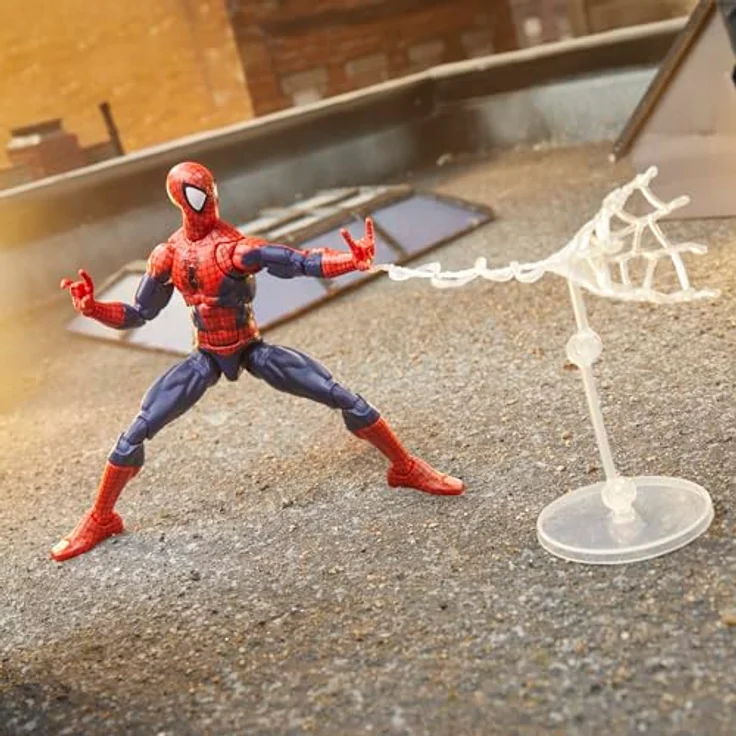 Hasbro Marvel Legends Maximum Series Spider-Man Actionfigur, 15 cm, rot, detailgetreu und aufwendig gestaltet – Bild 6