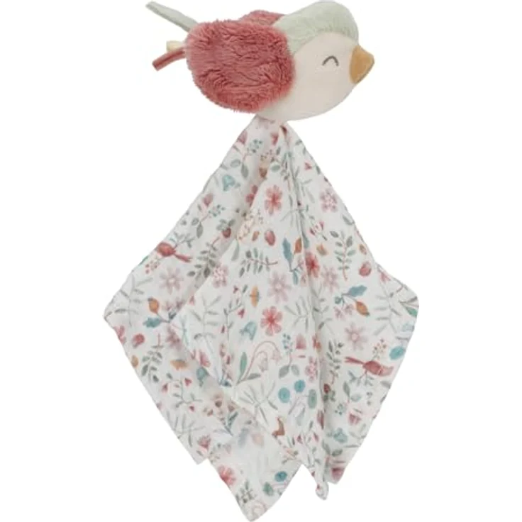 Little Dutch Fairy Garden Unilelu, Geschenkset mit Schmusetuch, Kuscheltiers Hirsch und Beissring, rosa – Bild 4