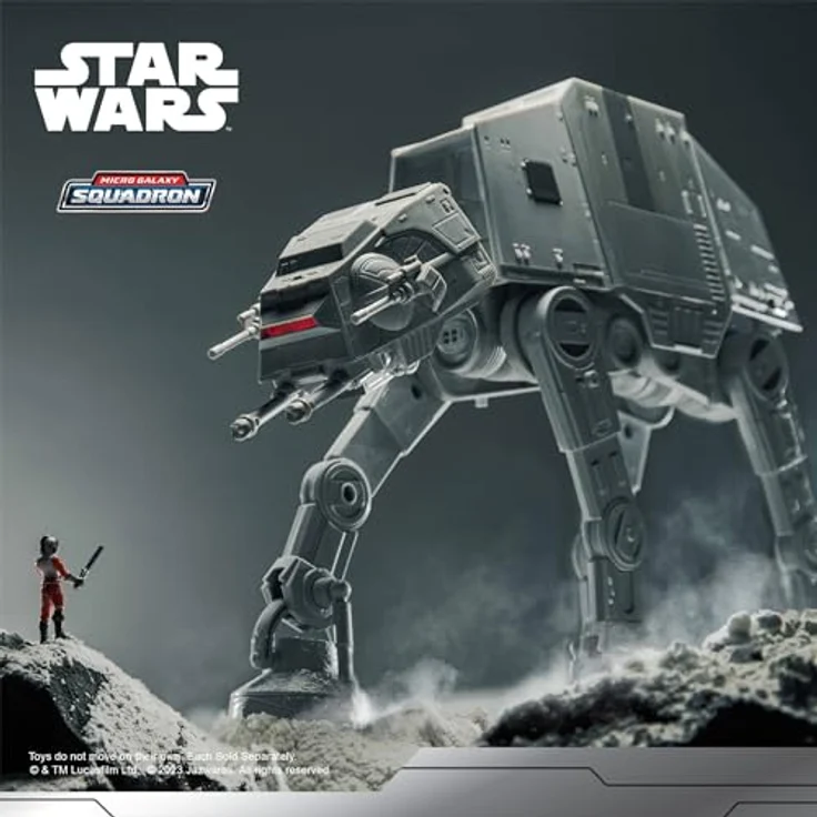 Jazwares Star Wars Micro Galaxy Squadron AT-AT Walker 24 cm, mit Figuren und Soundeffekten, Assault Class – Bild 2