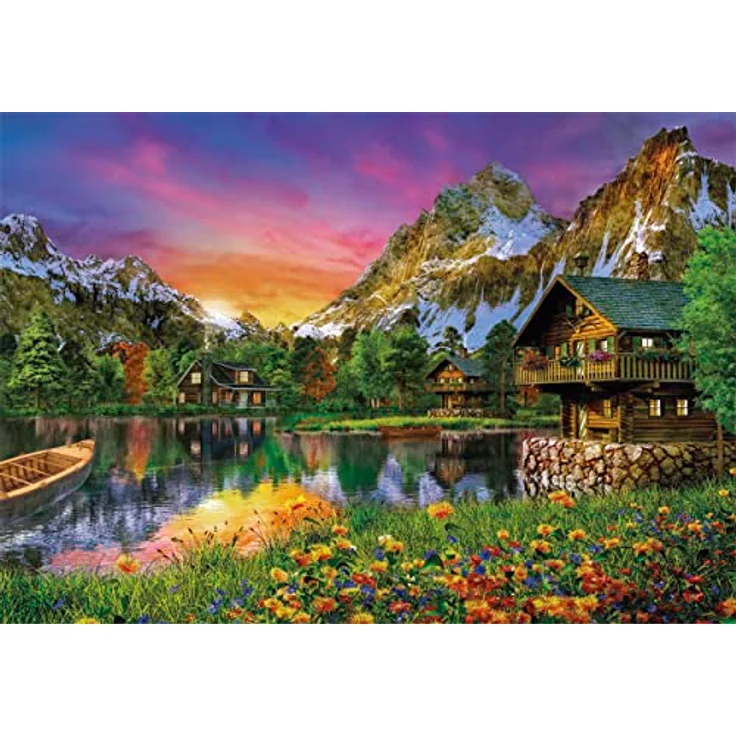 Clementoni 36531 Collection-Alpine Lake, Puzzle 6000 Teile Für Erwachsene Und Kinder 10 Jahren, Geschicklichkeitsspiel Für Die Ganze Familie – Bild 2
