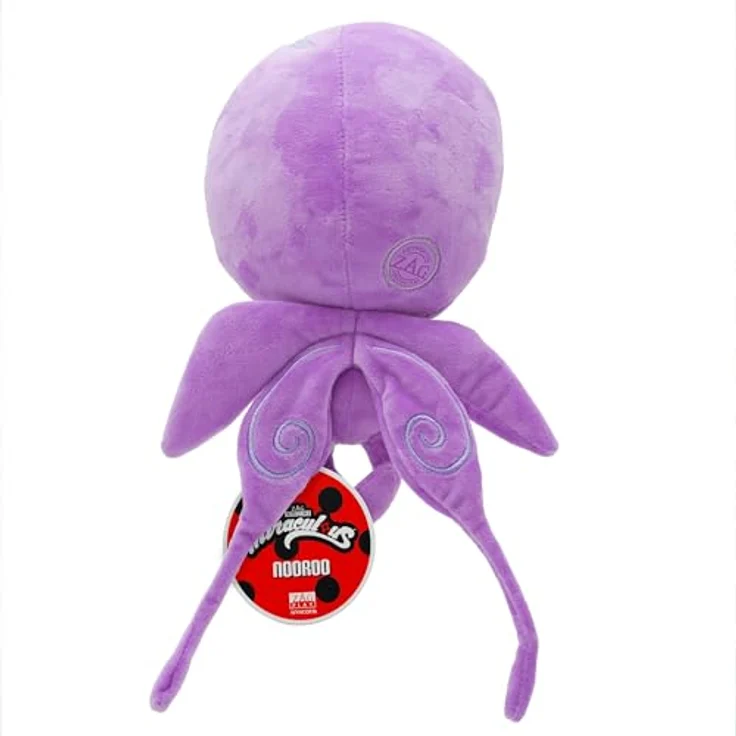 Miraculous Nooroo, 24 cm Plüschfigur mit glitzernden Augen für Kuschel- und Sammelspaß – Bild 2