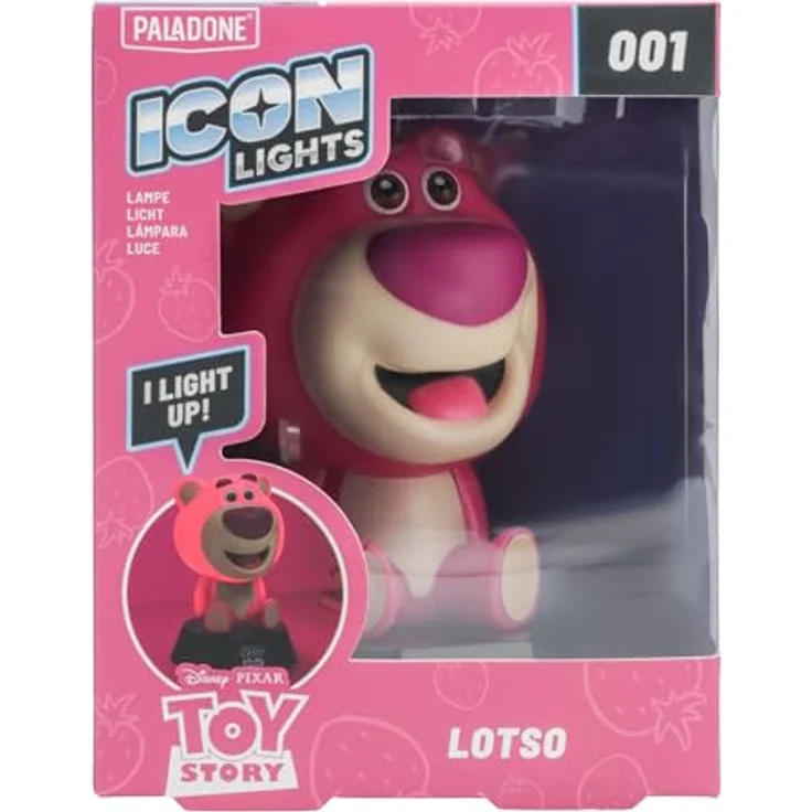 Paladone Toy Story Icons Leuchte Lotso Huggin Bear, Dekorationsleuchte mit WarmGlow-Funktion – Bild 5
