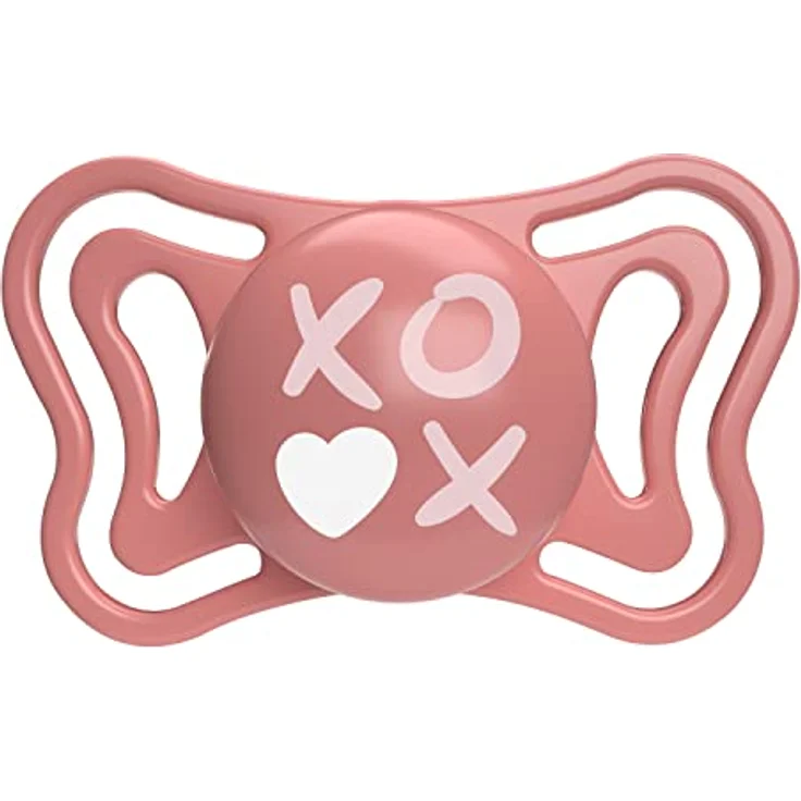 Chicco PhysioForma Baby-Schnuller, Silikonsauger, 6-16 Monate, ergonomische Form, leicht und atmungsaktiv, unterstützt physiologische Atmung, Rosa, 2 Stücke – Bild 3