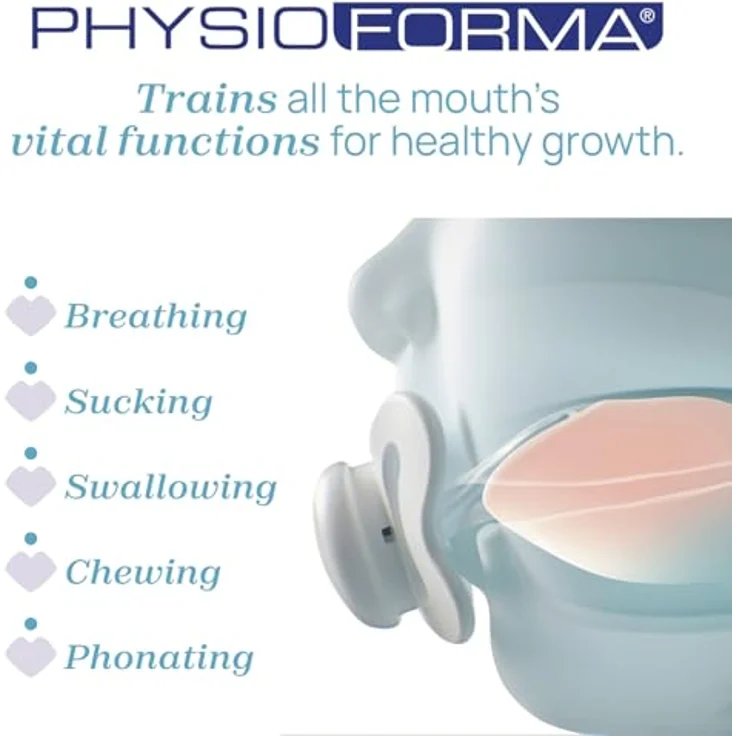 Chicco PhysioForma Luxe Schnuller, Silikonschnuller für 2-6 Monate, weich und sanft, unterstützt physiologische Atmung und richtige Mundentwicklung, 2 Stück, Transparent – Bild 4