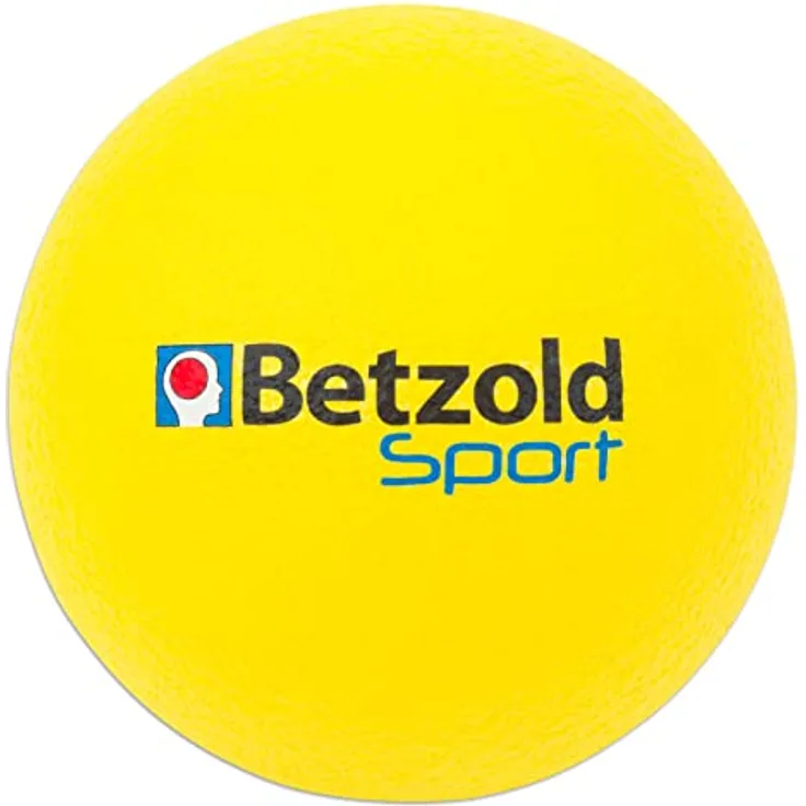 Betzold Sport Softball 15 cm, Schaumstoffball für Kinder, leicht und wasserabweisend, ideal für Sportunterricht und Bewegungsspiele