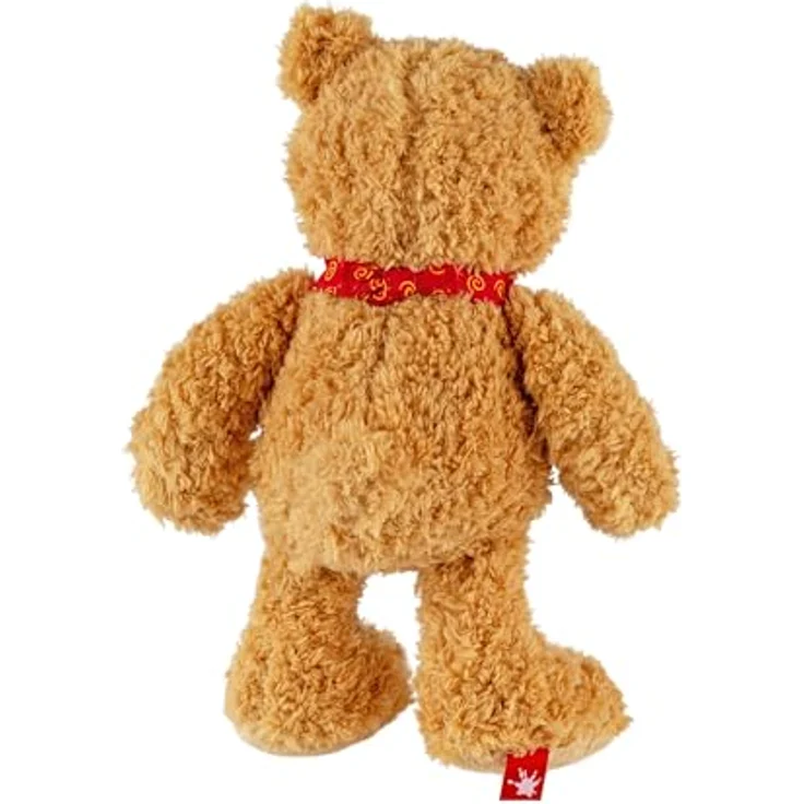 Sigikid 43254 Bär Gildehard Günsburg S, Plüsch, Kuscheltier, Stofftier, kuschelweich, Podcast-Held, braun – Bild 2