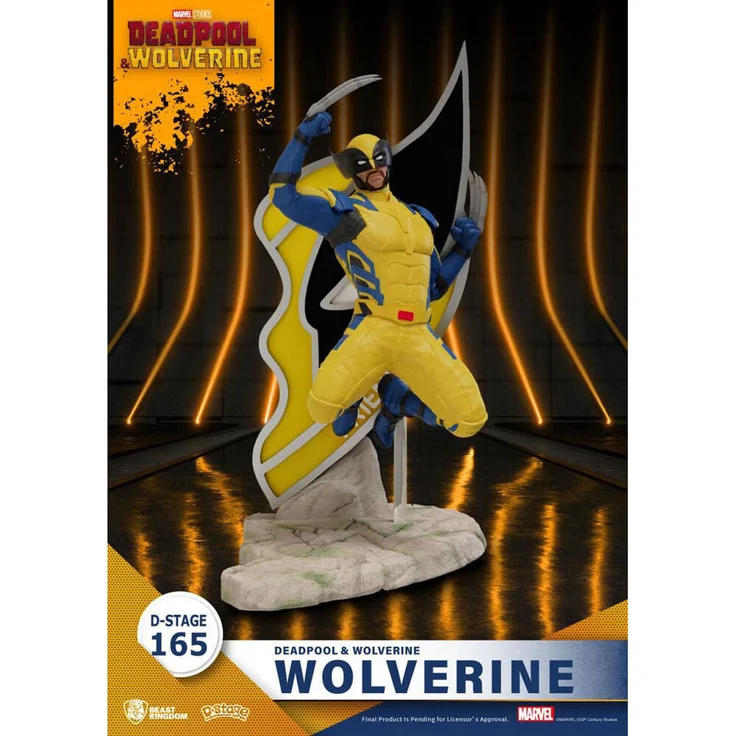 Beast Kingdom Toys D-Stage Wolverine Deadpool 3D-Bühnendiorama, 16 cm, PVC-Sammelfigur
