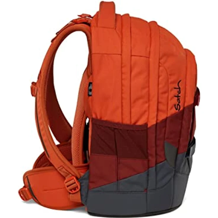 Satch Schulrucksack Pack Now or Never, 3tlg Set inkl. Schlamperbox und Sportbeutel, ergonomisch, schwarz – Bild 4