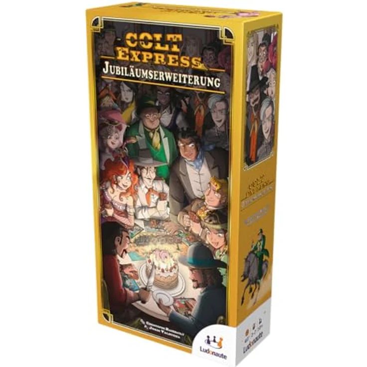 Ludonaute Colt Express – Jubiläumserweiterung, Brettspiel für 2-7 Spieler, ab 10 Jahren, Spielzeit 40 Minuten, Deutsch – Bild 3