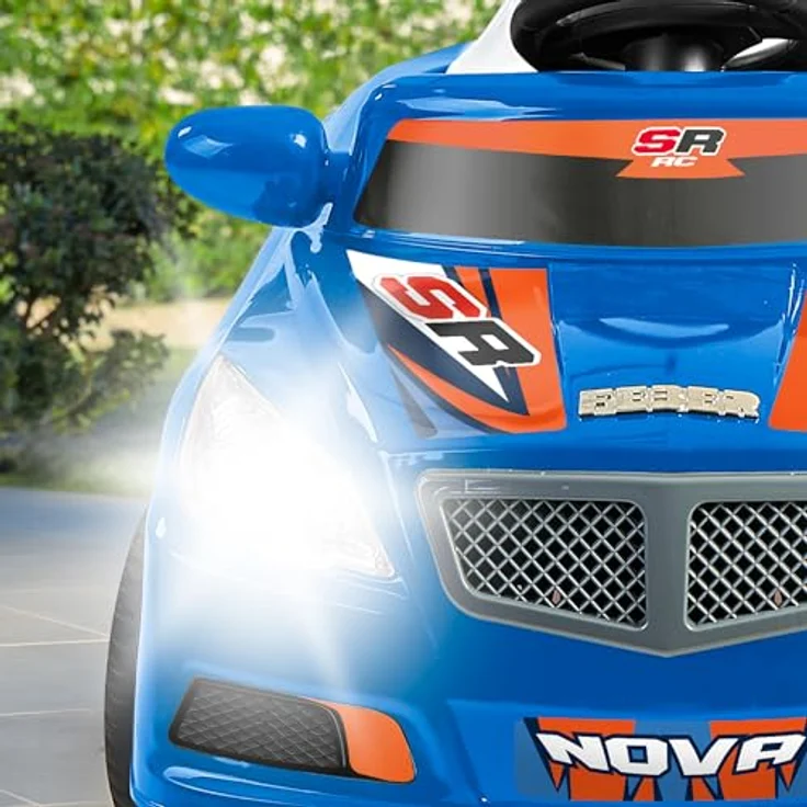Feber Twinkle Car R/C Blue, Elektroauto mit 12V Batterie, Funksteuerung und Fernbedienung, für Kinder von 3-6 Jahren bis 25 kg, 45 min Spielzeit – Bild 5