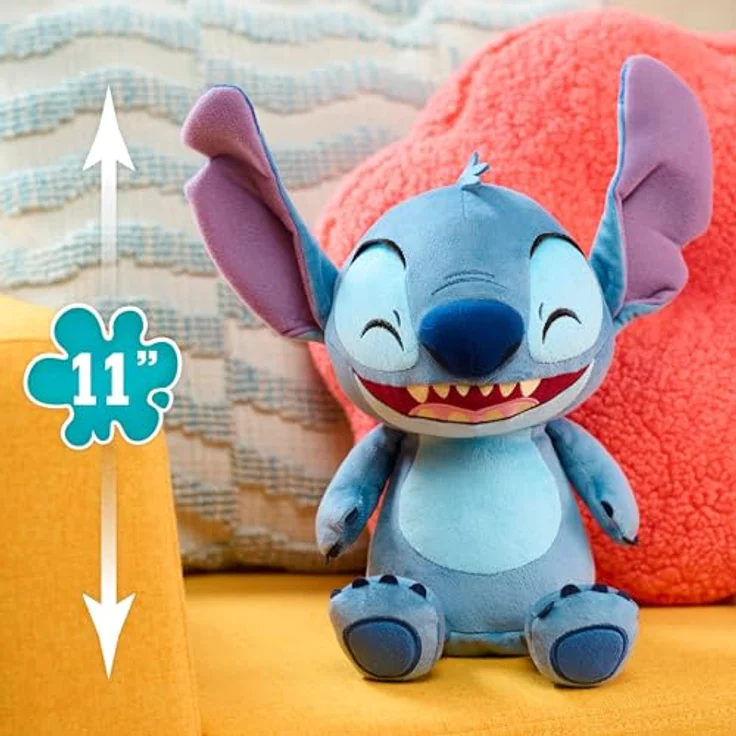 Just Play Disney Stitch Crack Me Up Plüschpuppe, 28 cm, interaktives Spielzeug für Kinder ab 3 Jahren – Bild 4