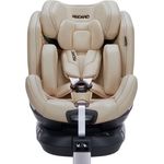 Recaro Reboard-Kindersitz Xenon 1, drehbar mit Isofix-Basis und Sitzverkleinerer für Kinder von 0-7 Jahren, Elegant Beige