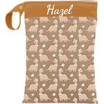 ARTEE Nasstasche für Kita-Wechselwäsche, Wasserdicht, Waschbar, Personalisierbar mit Namen, für Kindergarten und Sport, Dino Girls