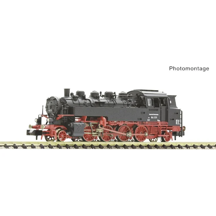 Fleischmann 7170016 N Dampflok 86 049, Modelleisenbahn der DR, detailgetreue Ausführung mit 1’D1’-Einheitstenderlok – Bild 1