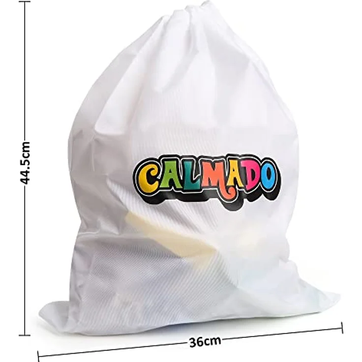 Calmado Kugelbahn/Murmelbahn Set, 200-teiliges Buchenholzspielzeug mit Tasche und Anleitung, für Kinder ab 6 Jahren – Bild 5