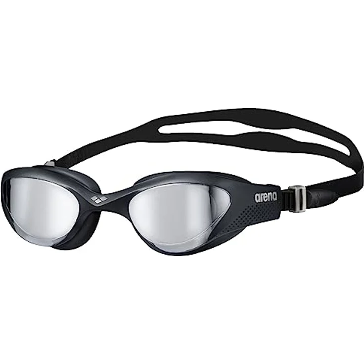 Arena Unisex – Erwachsene Schwimmbrille The One Mirror, Silver-Black-Black, TU – Bild 1