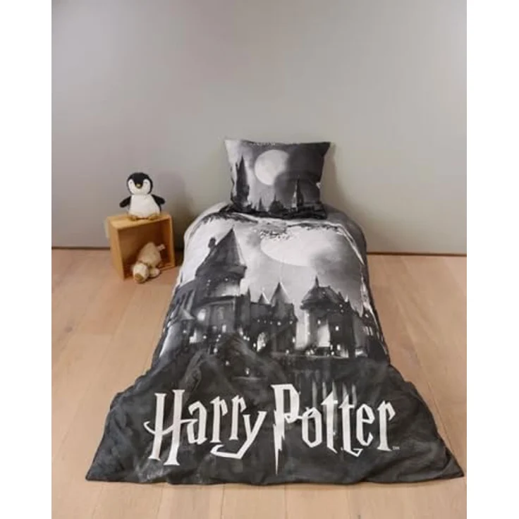 BrandMac Harry Potter Wende Bettwäsche Hogwarts 2tlg 135 x 200 cm, 100% Baumwolle, Kräftige Farben, Pflegeleicht, Blau – Bild 2