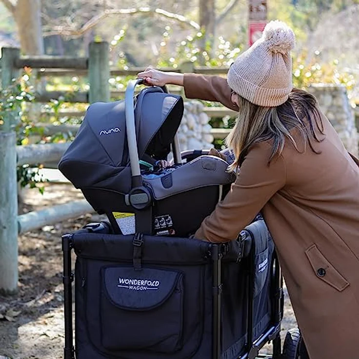 Wonderfold W2 Babyschalen-Adapter, flexibler Car Seat Adapter für sichere Beförderung von Kleinkindern – Bild 5