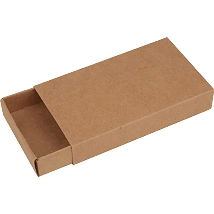 VBS 24er-Pack Streichholzschachteln XL 11 cm x 6,5 cm x 2 cm Streichhölzerpackung Adventskalender Pappschachtel – Bild 2