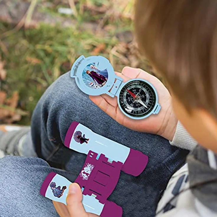 Lexibook Frozen - Set für Abenteuer, Walkie-Talkies 120m, Fernglas, Kompass, Taschenlampe, RPTW12FZ – Bild 5