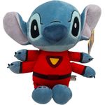 Disney Lilo und Stitch Kuscheltier XXL, Plüschtier 36 cm aus weichem Polyester, Stitch in Blau und Rot, ideal für Geschenke und Dekoration