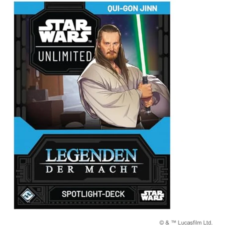 Asmodee - FFG - Star Wars: Unlimited Trading Card Game - Legenden der Macht - Spotlight Deck Qui-Gon Jinn mit 50 Karten und 4 exklusiven Karten, TCG für 2+ Spieler, ab 12 Jahren, Deutsch – Bild 2