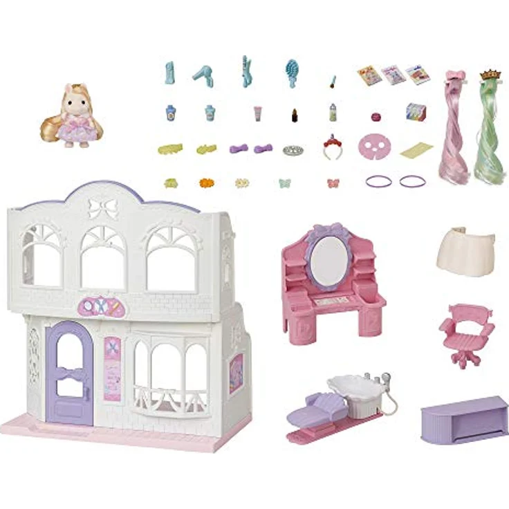 Sylvanian Families 5643 Pony Friseursalon mit Figur - Puppenhaus Spielset, einzelverpackt – Bild 4