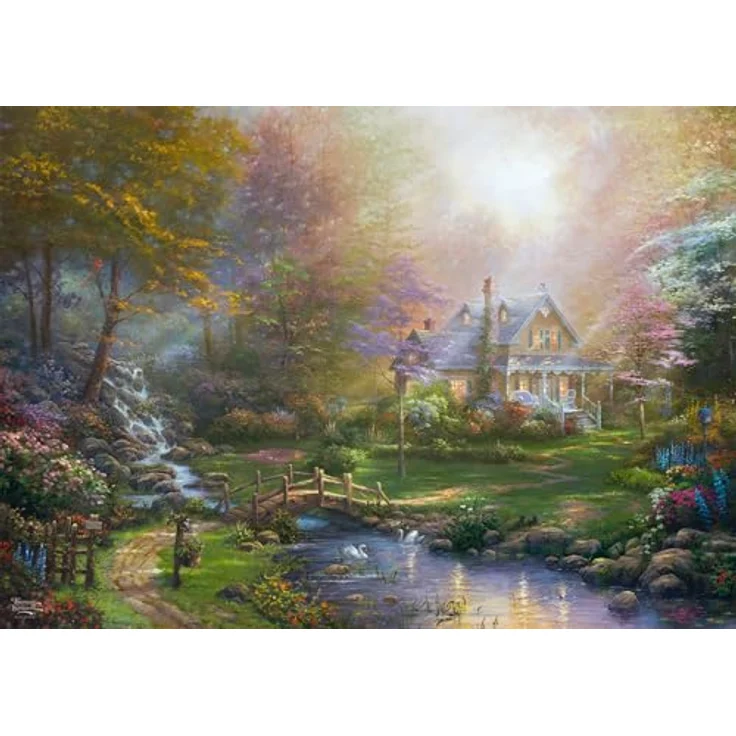 Schmidt Spiele 59776 Thomas Kinkade, A Mother's Perfect Day, 1000 Teile Puzzle – Bild 3